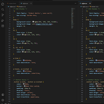 web coding project